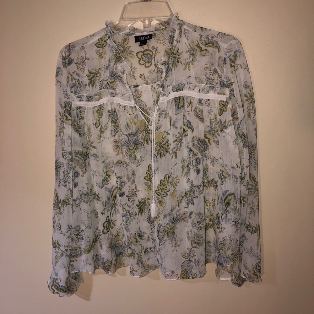 COPY - A.N.A button down blouse , size Med